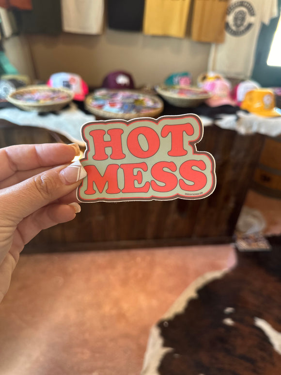 HOT MESS STICKER