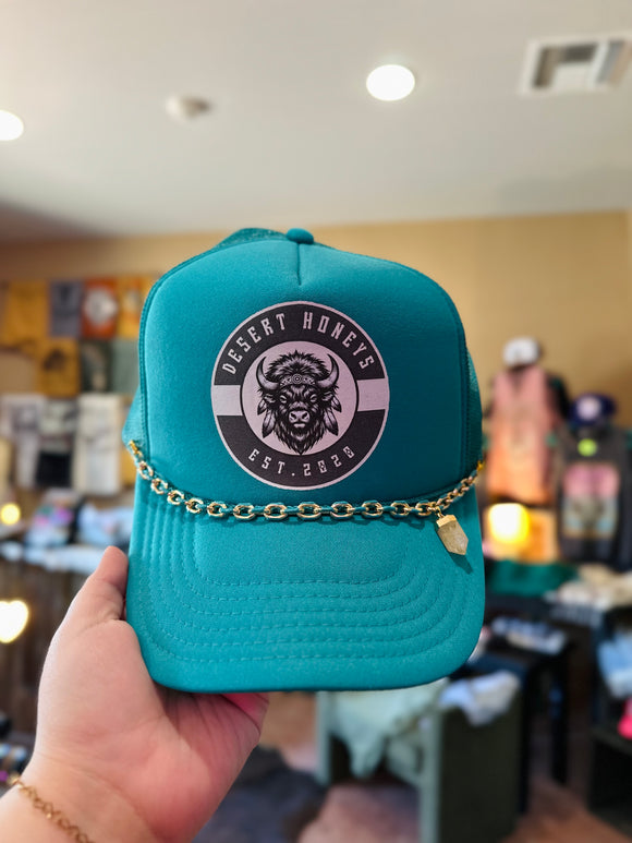 DH LOGO HAT TURQUOISE