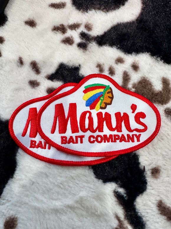 MANNS BAIT IRON ON PATCH