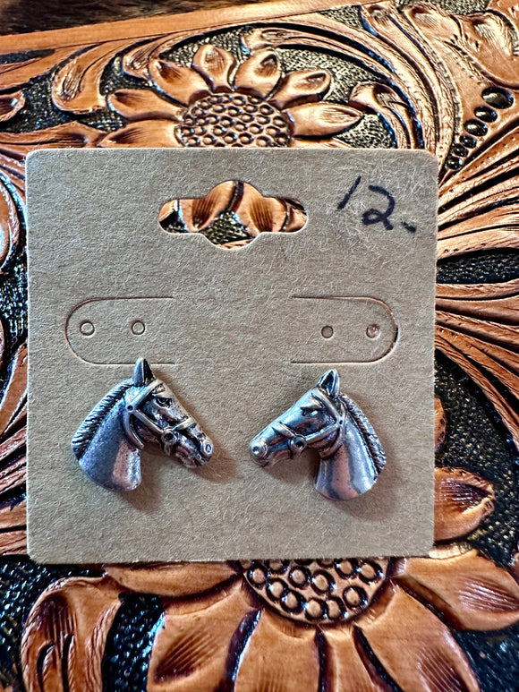 HORSE HEAD EARRINGS