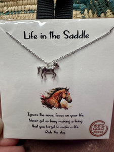 LIFE IN THE SADDLE NECKLACE