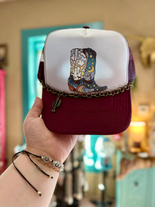 SPACE COWBOY TRUCKER HAT