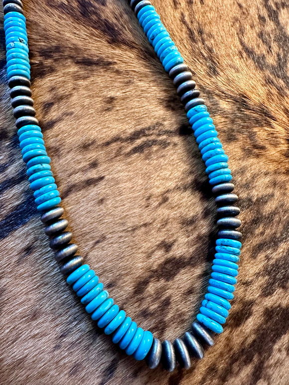 BIG BEAD TURQUOISE NECKLACE