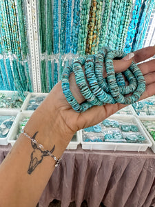 GENUINE TURQUOISE STRETCH BRACELET